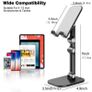 Desk Phone Holder, Angle Height Adjustable Cell Phone Stand, Universal Desktop Phone Stand Tablet Stand Image 5