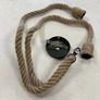New Vintage E27 Jute rope lamp holder ceiling light 2 metre Image 4