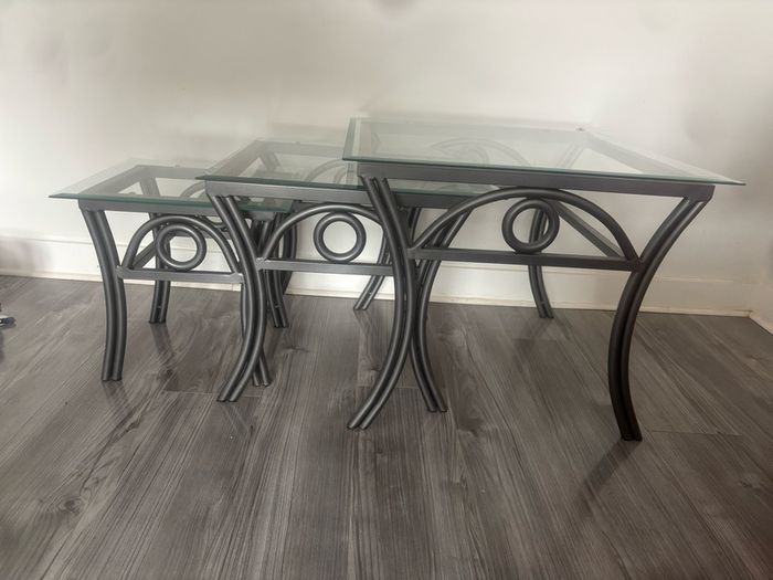 glass tables