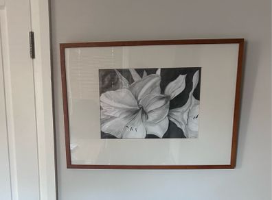 Large Original Framed Pencil / Graphite Drawing