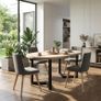 FLEXI 90 Extendable Round Dining Table from 90cm to 130cm  Laminated Image 3