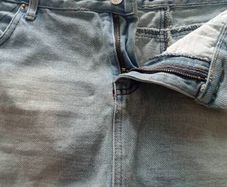 Denim mini skirt