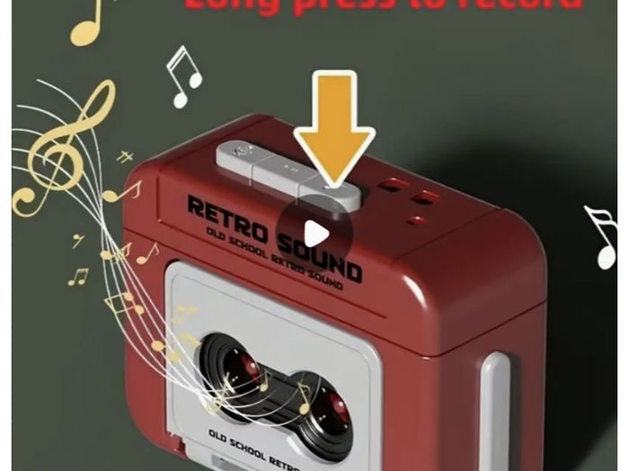 Tape Recorder Keyring