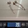 925 vintage Sterling silver and topaz studs Image 7