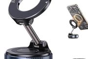 Strong Magnetic Cell Phone Holder Car 360 Swivel Adjustable Back Sticker Holder Magsafe for IPhone 15 Samsung Xiaomi Universal