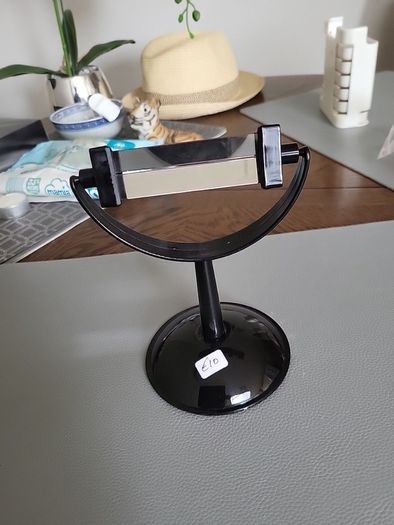Glass prism on stand