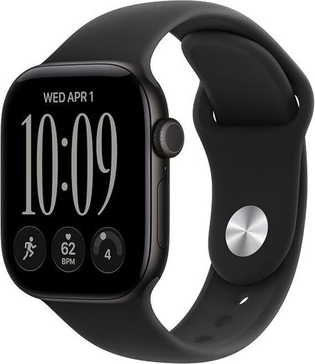 Apple Watch Series 12 GPS 42mm Smartwatch Black Aluminium Case