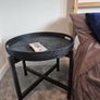Rattan side/ tray table Image 4
