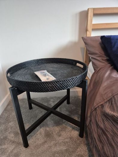 Rattan side/ tray table