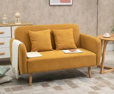 2-Seater Velvet Sofa