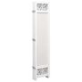 6-Panel Room Divider Cream 210x165 cm Fabric Image 4