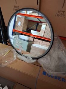 Hoxton 60 Led Mirror Black Trim