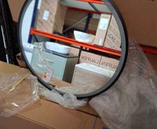 Hoxton 60 Led Mirror Black Trim