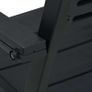 Garden Chairs 2 pcs Black HDPE Wood Look Image 5