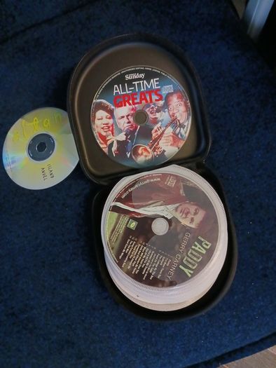 Assorted cds plus carry case