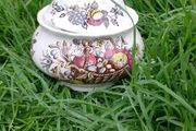 Fruits and Flowers Sugar Bowl