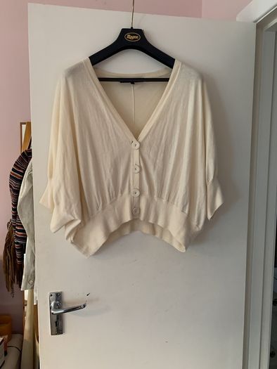 cream cardigan French Connection