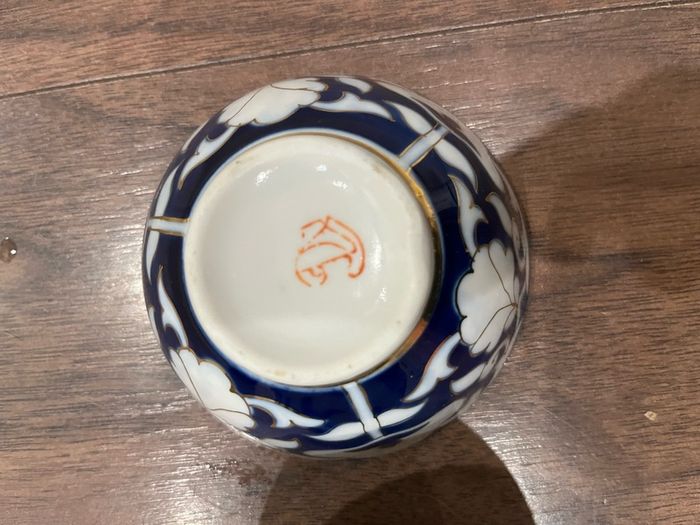 Vintage Porcelain Tea Bowls