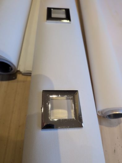 roller blinds - 120cm width and two at 90cm width