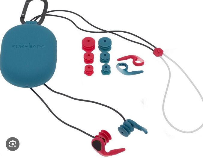 Surfgear gloves hoodie boots and earplugs