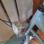This is a B'TWIN Elops city bike, a fully-equipped urban commuter in a light blue color. Image 5