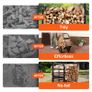 Firewood Log Cart 113kg with PU Wheels Image 3