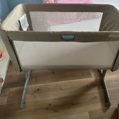 Graco next to me cot bedside crib