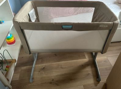 Graco next to me cot bedside crib