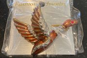 Flying duck brooch (new, multiple)