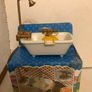 Rare Vintage Sylvanian Ceramic Bath and Shower Set Image 4