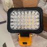40 LED Work Light For Dewalt 18V Battery Portable Flood Light Cordless Job Site Lamp Outdoor Emergency Fishing Tool Image 2