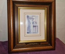 "A Moments Reflection" by William Henry Margetson framed print