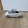 Norev Fiat 500 Pearl White 1:18 Diecast Model Car - Missing Left Mirror Image 4