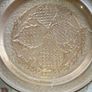 A Decorative Antique Large Hand-Engraved  Moroccan or Middle Eastern Brass Tray Image 2