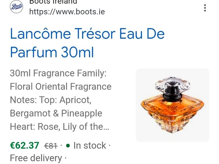 Lancome Tresor 30ml