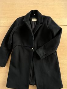 Levi's Made & Crafted Cashemere Wool Blend Knee Length Coat Womens