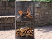 RedFire Fire Pit Buffalo 44x90cm Steel Matte Black