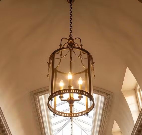 This is a good quality solid brass hand made lantern.5