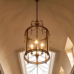 This is a good quality solid brass hand made lantern.5