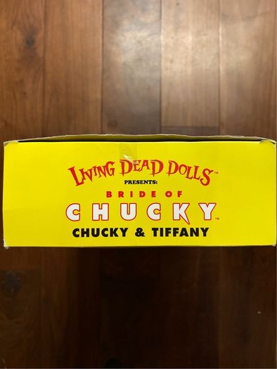 Collectible Mezco Living Dead Dolls Chucky Tiffany Bride of Chucky Set Horror Dolls