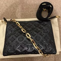 Authentic Louis Vuitton Coussin PM Leather Crossbody Bag