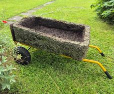 Antique limestone trough