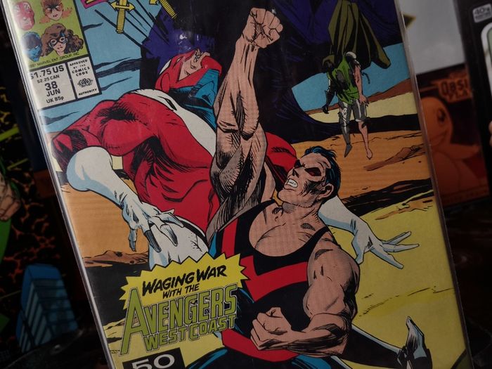 Excalibur ! Issue #38 ! War with Avengers West Coast ! Copper Age Comic from 1991 ! by Marvel !