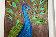 Peacock painting