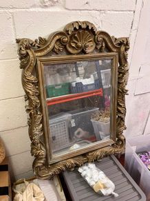 Gold Mirrors, Framed Art & Home Accessories Bundle