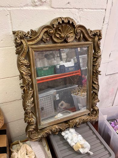 Gold Mirrors, Framed Art & Home Accessories Bundle