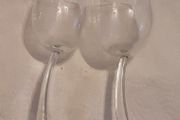 jp cheney wine glasses ( crooked neck)