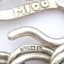 925 Sterling Silver Double Link Bracelet, Birmingham 1978 Image 5