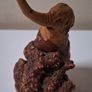 SALE!  Hand Carved Wooden Elephant Image 5