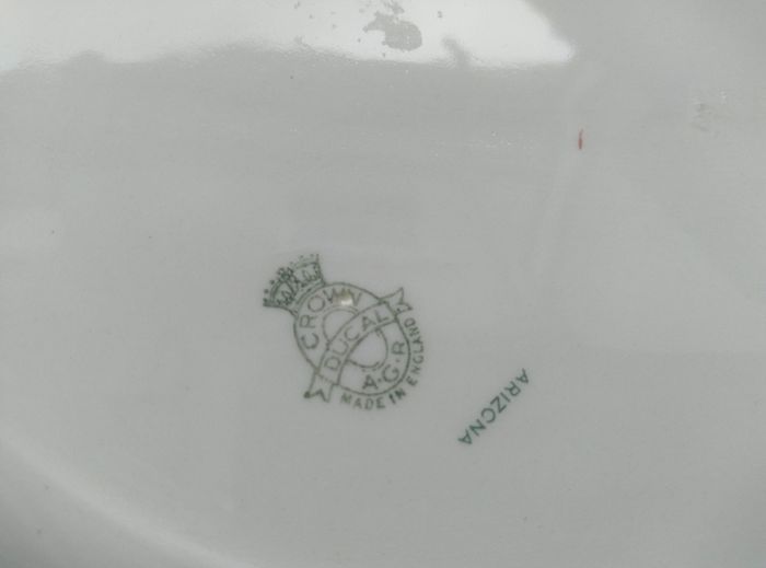 vintage platters, platter, retro platter, Arklow, Poole, JG Meakin